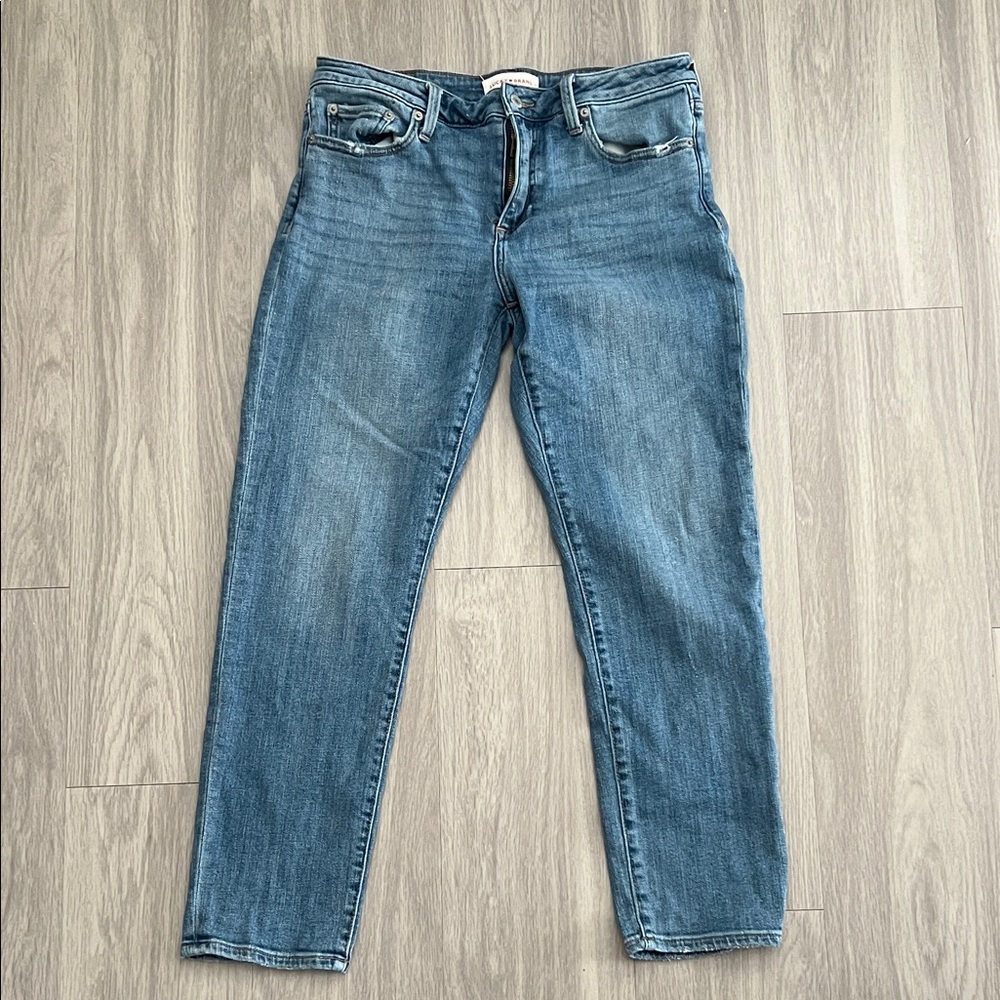 Lucky Brand Sienna Slim Boyfriend Jeans Size 8/29 Mid Rise Medium Wash